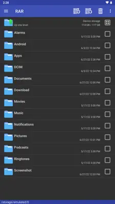 RAR android App screenshot 0