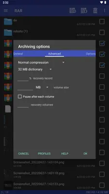 RAR android App screenshot 9