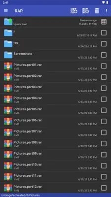 RAR android App screenshot 11