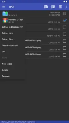 RAR android App screenshot 3