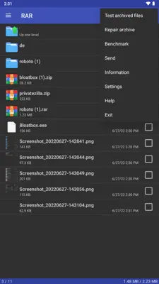 RAR android App screenshot 4