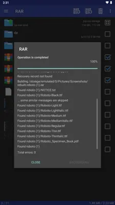 RAR android App screenshot 6